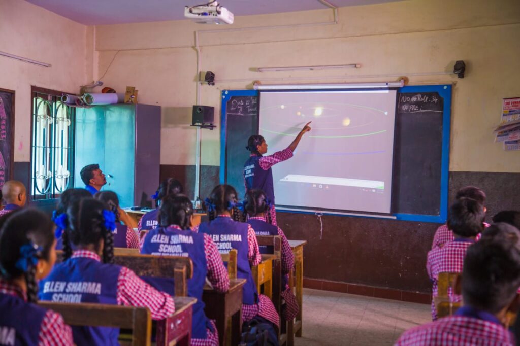 Smart board classrooms - Ellen Sharma Memorial