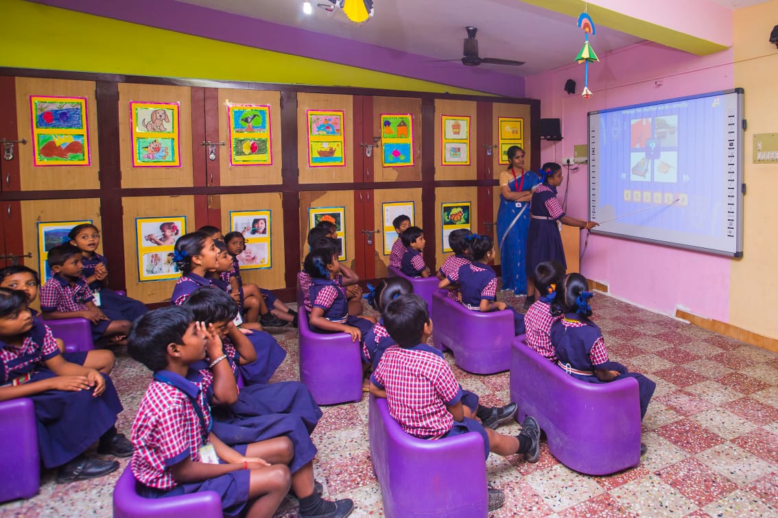 Smart board classrooms - Ellen Sharma Memorial